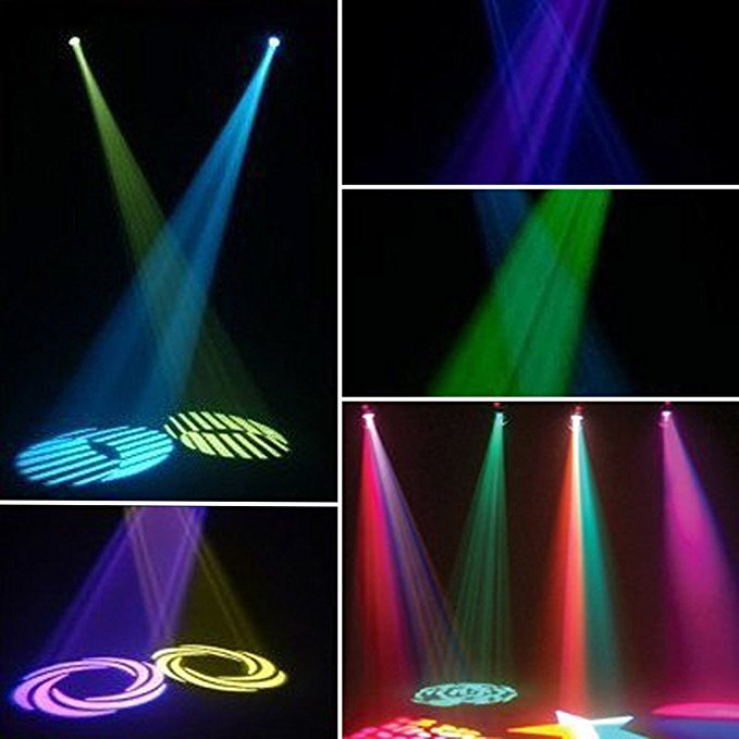 18W LED Moving Head Light DMX 512 RGB Mini Moving Beams