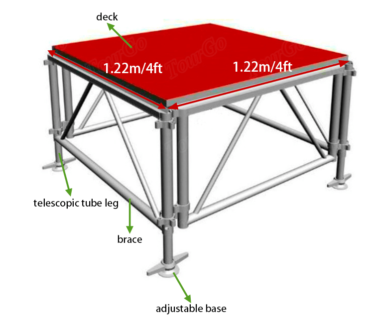 Aluminum Stage Details 02