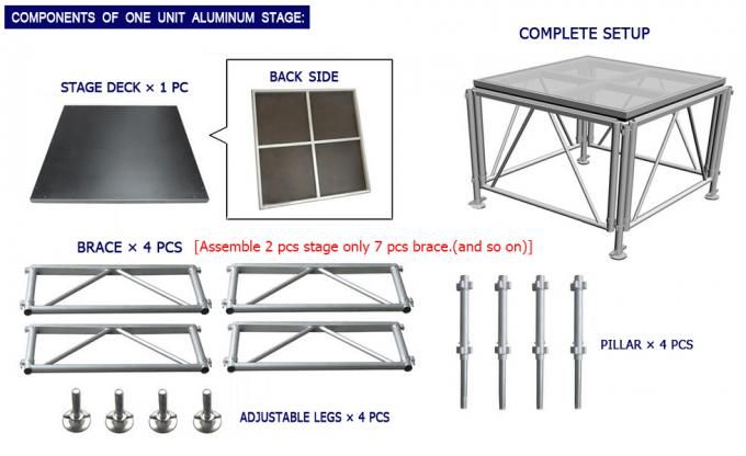 Aluminum Stage Platform 1