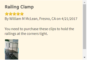 Guard Rail Corner Mounting Hardware Feedback