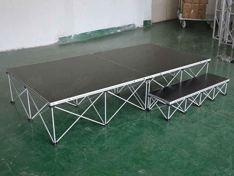 TourGo 4ft x 8ft Aluminum Stage Platform Used Portable Stage China
