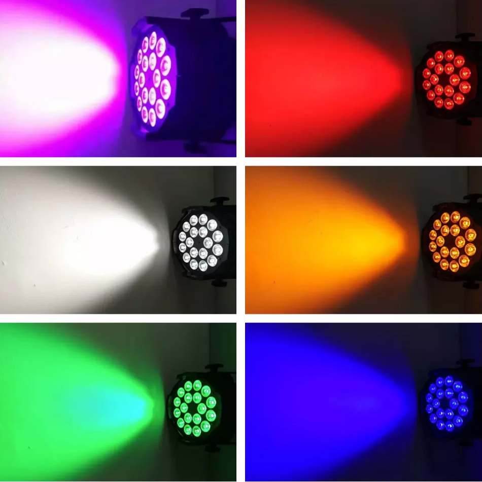 Stage Outdoor 18 x 18W RGBWAUV Waterproof Led Par Can Lights