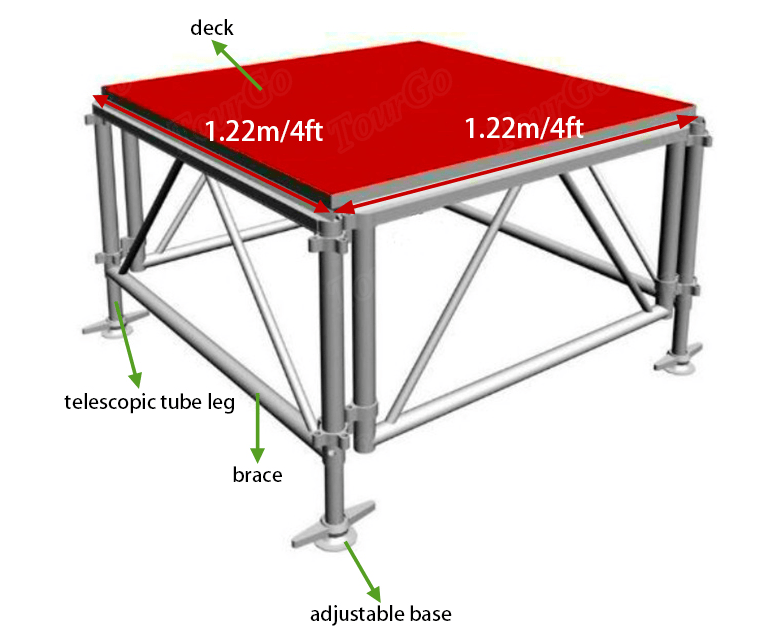 TourGo Aluminum Stage 1