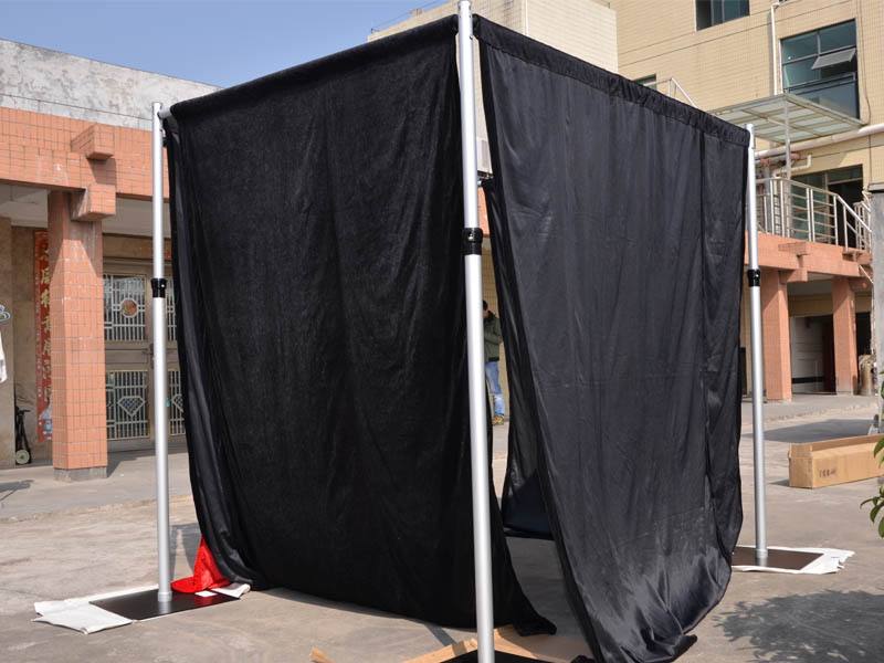 Adjustable Pipe And Drape Photo Booth Enclosure 4 7ft Tourgo