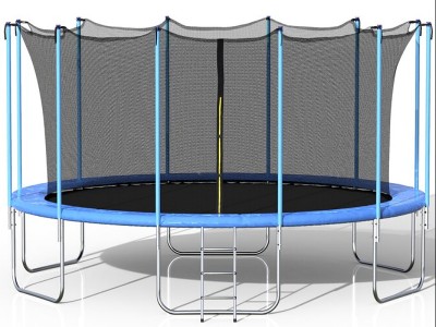 16′ Round Backyard Trampoline with Safety Enclosure