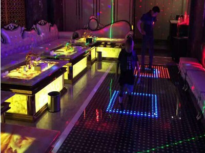 Interactive light up led dancing floors