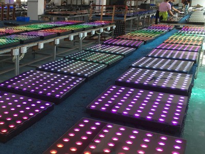 Interactive sensitive led dance floor