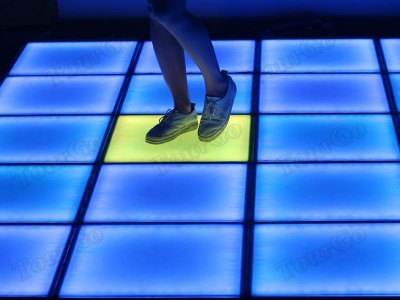 portable rgb interactive led dance floor