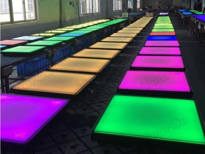DMX 512 interactive 3d led dance floor