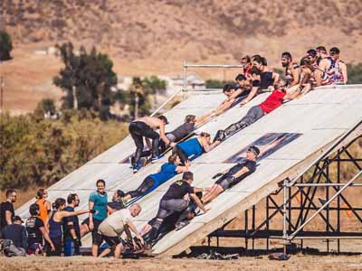 Tough Mudder Obstacles-PYRAMID SCHEME