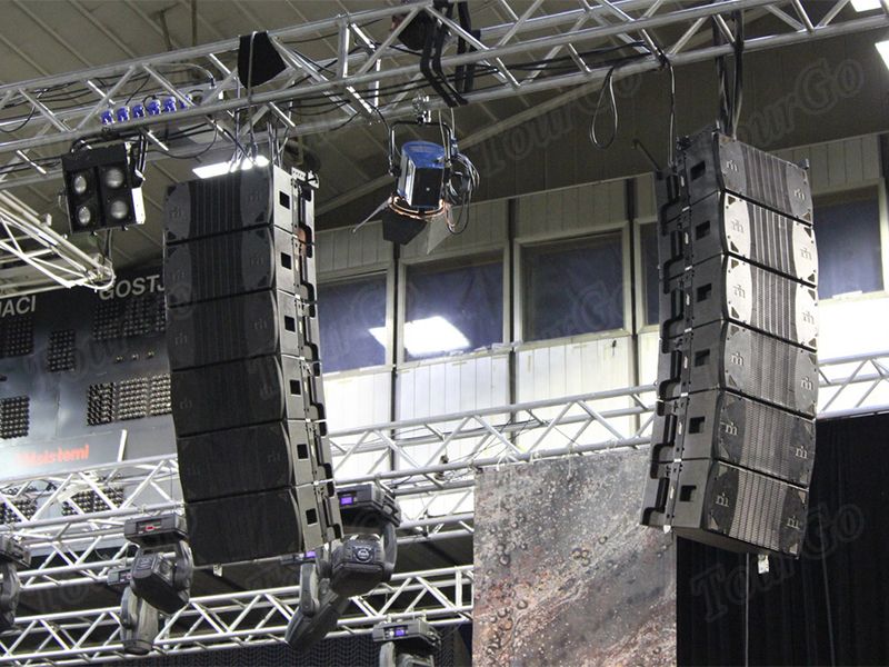 TourGo Line Array Speaker Truss, Outdoor Speaker Hanging Truss, Speaker