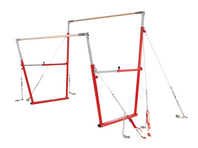 PRO UNEVEN BARS Natural Fiber Rail WITH CABLES