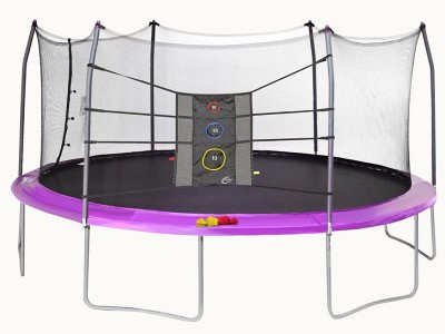 15′ Oval Backyard Trampoline with Safety Enclosure