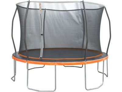 12′ Round Backyard Trampoline with Safety Enclosure