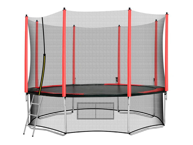 https://www.tourgosolution.com/?p=96587 12ft Trampoline With Safety Enclosure, Outdoor Trampoline For Kids, Jump Recreational For Family