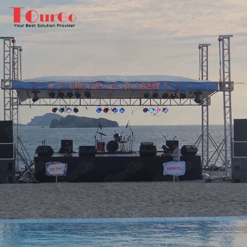 Tourgo DJ Booth Truss Concert Stage Roof Truss for Sale