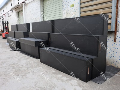 Portable 3 Box Steps Plywood Wooden Stage Stairs