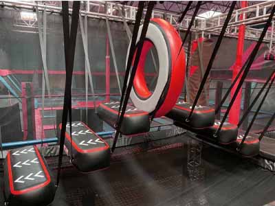 Ninja Warrior Training Obstacles Hanging Equipment Crawl Bridge – Set of 6