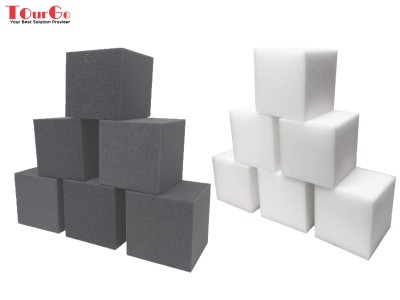 White Foam Pit Cubes/Blocks 10” x 10” x 10” for Gymnastics, Freerunning and Parkour Courses, Skateboard Parks, BMX, Trampoline Arenas