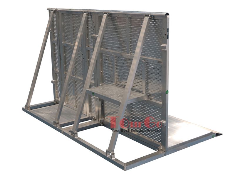 Aluminum Crowd Control Stage Barrier For Concert