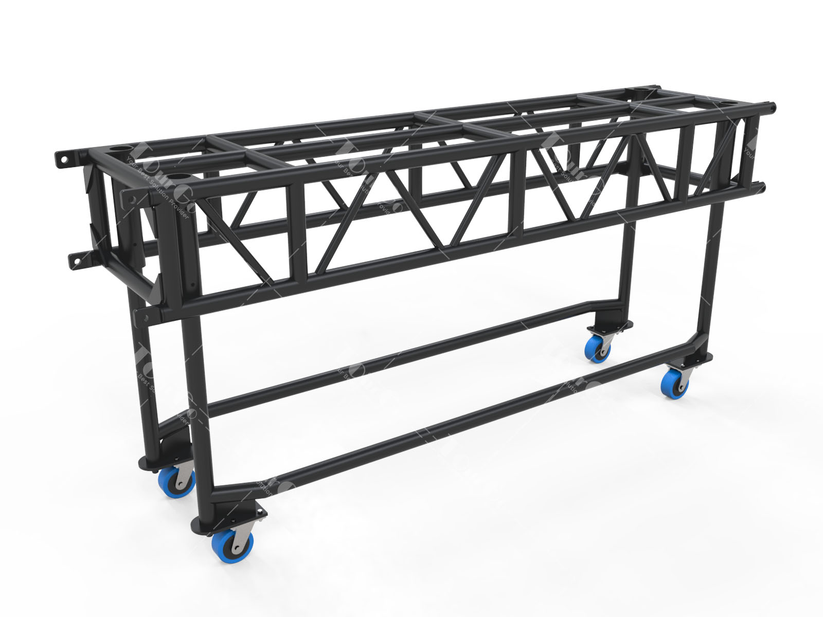 8ft Pre Rig Truss System Black Touring Truss Pre-Rigged Moving Lighting Truss