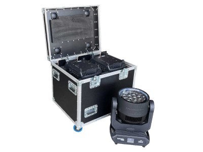24 X 30 SPECIALITY ROAD CASES WITH CHAUVET MAVERICK STORM 2 BEAM WASH INSERT