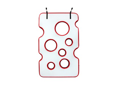 Inflatable Obstacle Ninja Warrior Course Cheeseboard