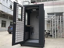 Portable Acoustic Mobile Musical Instrument Practice Booth Medical or Audiology Testing Labs