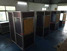Interpretation Booth For One Person With Three Doors