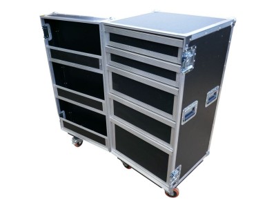 Drawer Flightcase With Storage Door