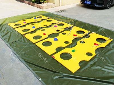 Ninja Cheese hanging door for Kids Warrior Climbing