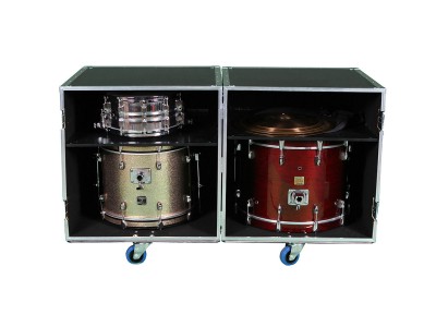 2 SIDED COMBO ATA DRUM CASE W/ADJUSTABLE SHELVES