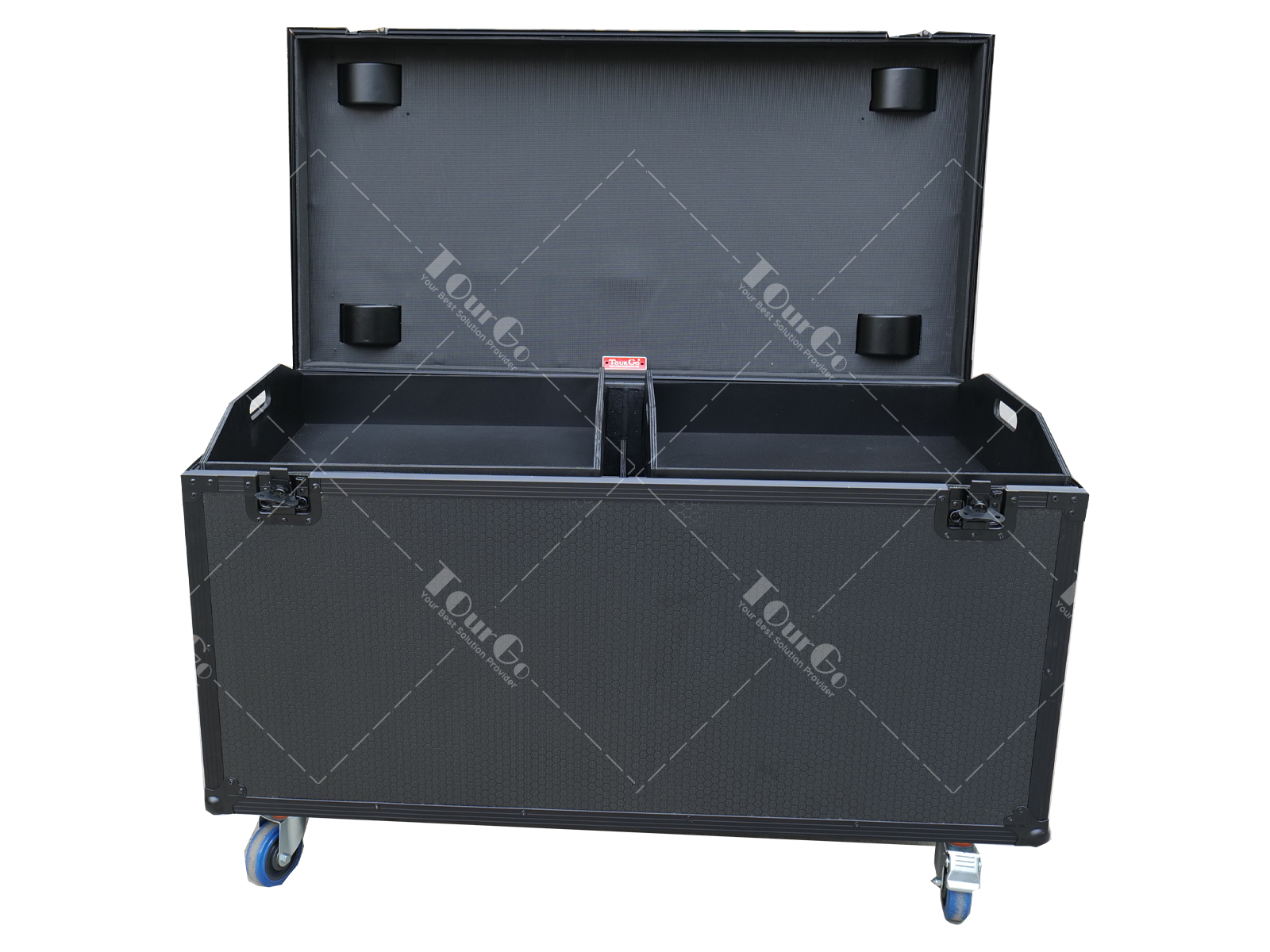 22.5″LX 45″W X 30″H – Waterproof Fiberglass cable Trunks flight road case for storage transport wire