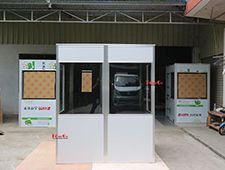 White Portable Two Person Translation Booth For Conference