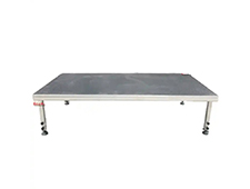 Plywood Board Waterproof Aluminum Portable Mobile Wedding Stage With Square Tube Legs