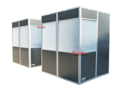 New ISO4043-2016 International Conference Meeting Room Simultaneous Translation interpreter booth for 2 Person