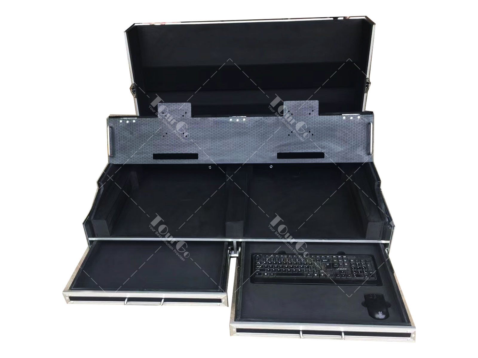 Customized Lighting Controller Console Flight Case for GrandMA2 GrandMA3 onPC CommandWing Faderwing