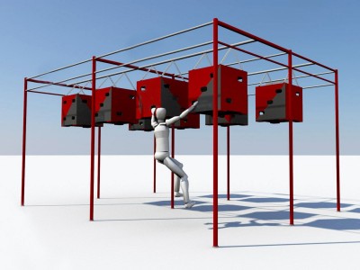 OCR ninja warriors running obstacle Dice