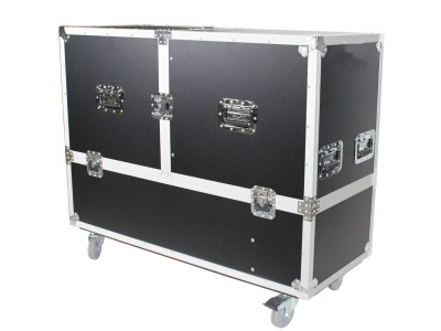 ATA Flight Case for 2x RCF EVOX12 or EV Evolve 50 Compact Arrays Fits Two Speakers and Subwoofers