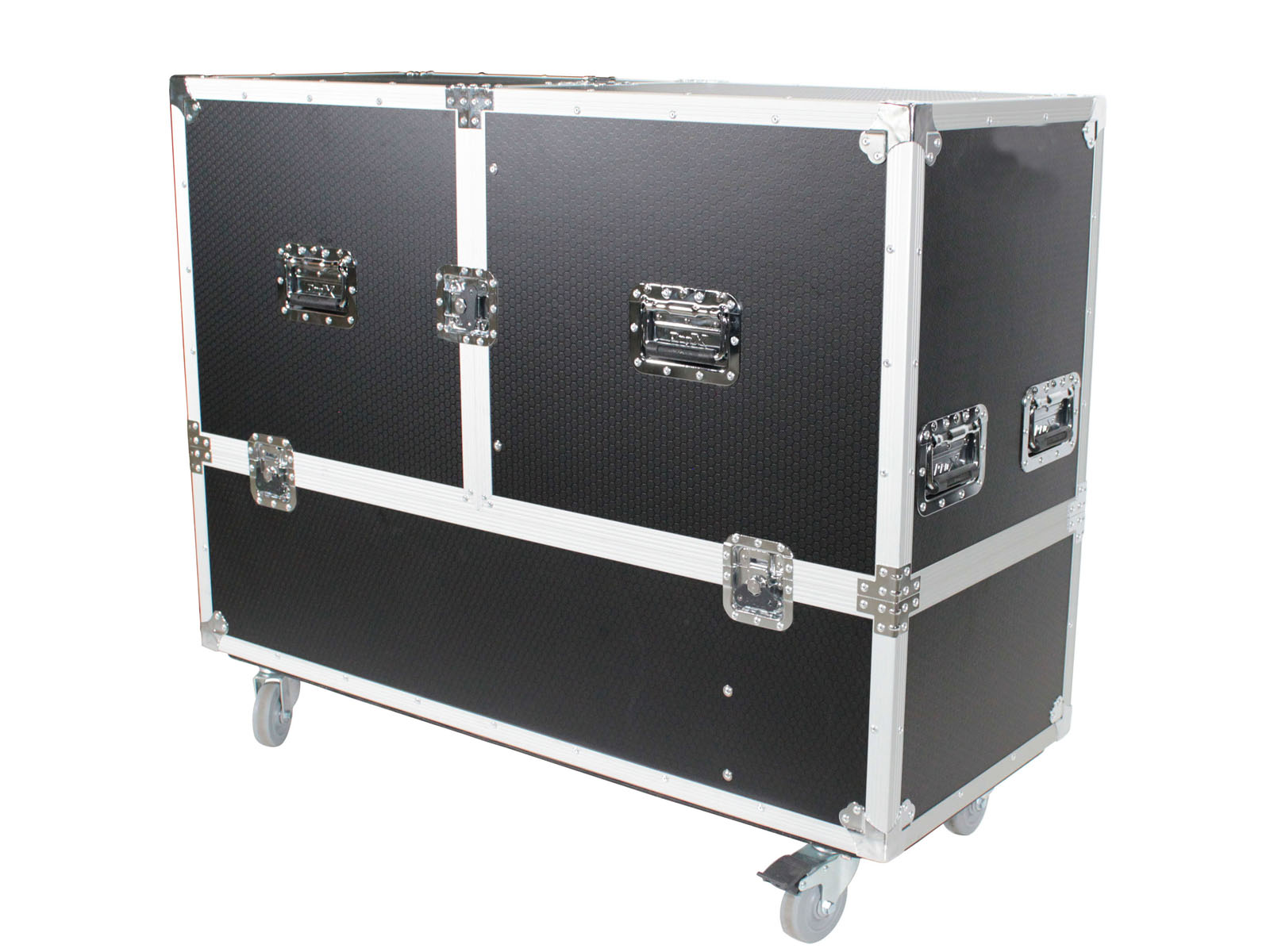 ATA Flight Case for 2x RCF EVOX12 or EV Evolve 50 Compact Arrays Fits Two Speakers and Subwoofers