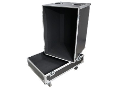 Universal Line Array Speaker Flight Case with Caster Wheels – Holds QSC KS118