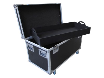 Road Trunk Cable Trunk Flight Case with Removable Tray (1000mm)