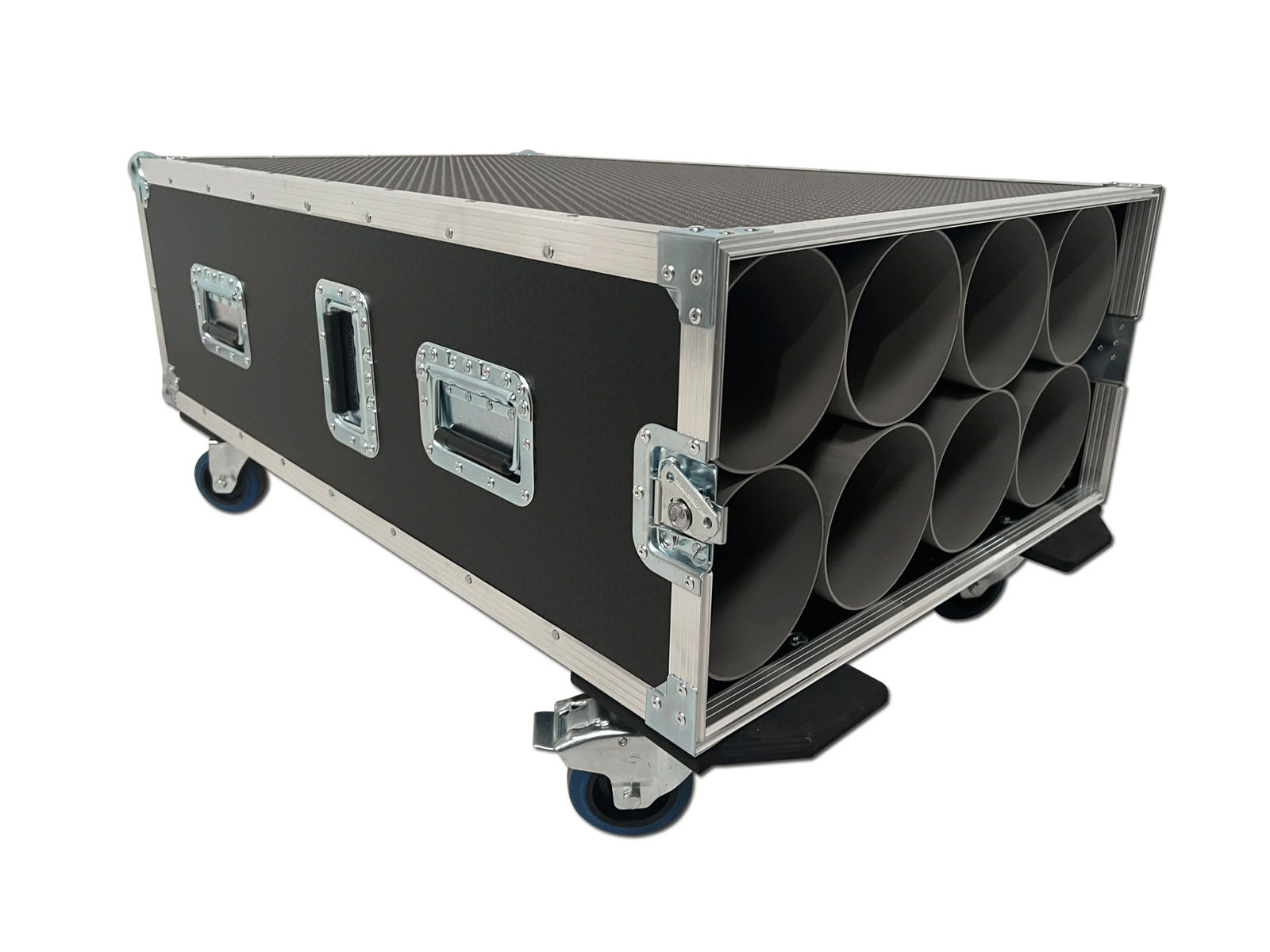 8 Way Microphone Stand Flight Case