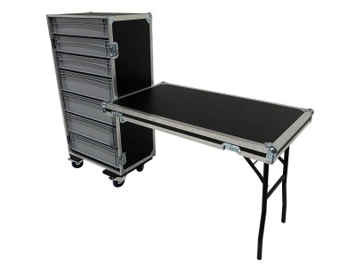 7 Drawer Production Flight case