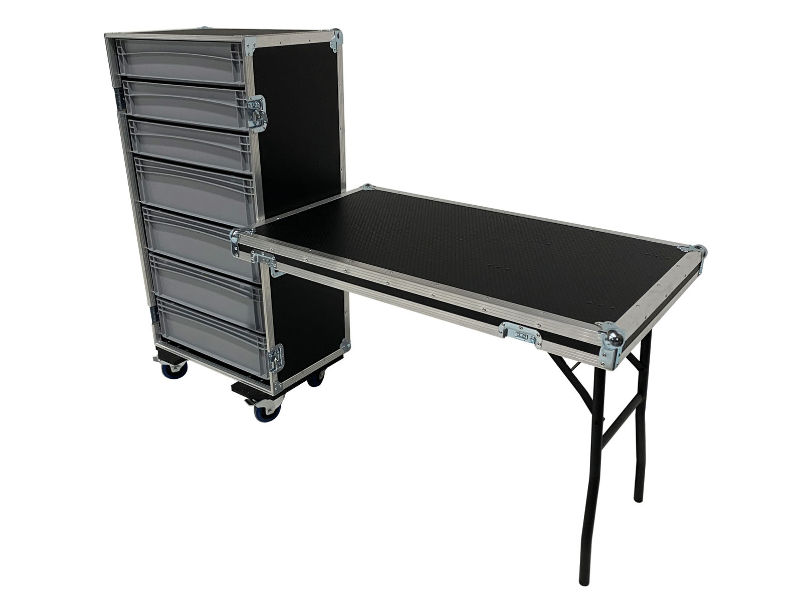 7 Drawer Production Flight case
