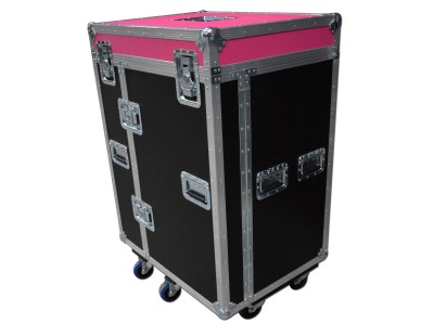 5 Drawer Backline Tool Flightcase With 3u Rack Space