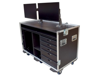 Hoist Controller Workstation With Dual VisionPro 500 Monitors Case