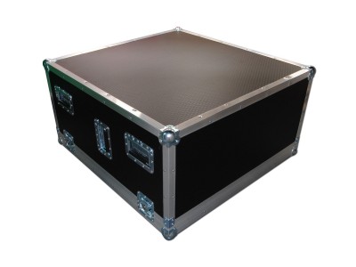 Roland M400 Mixer Flight case With 2u Rack Space And Dog Box