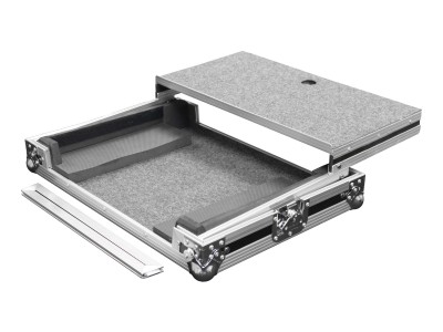 Universal Small / Medium Size DJ Controller Flight Case with Glide Platform