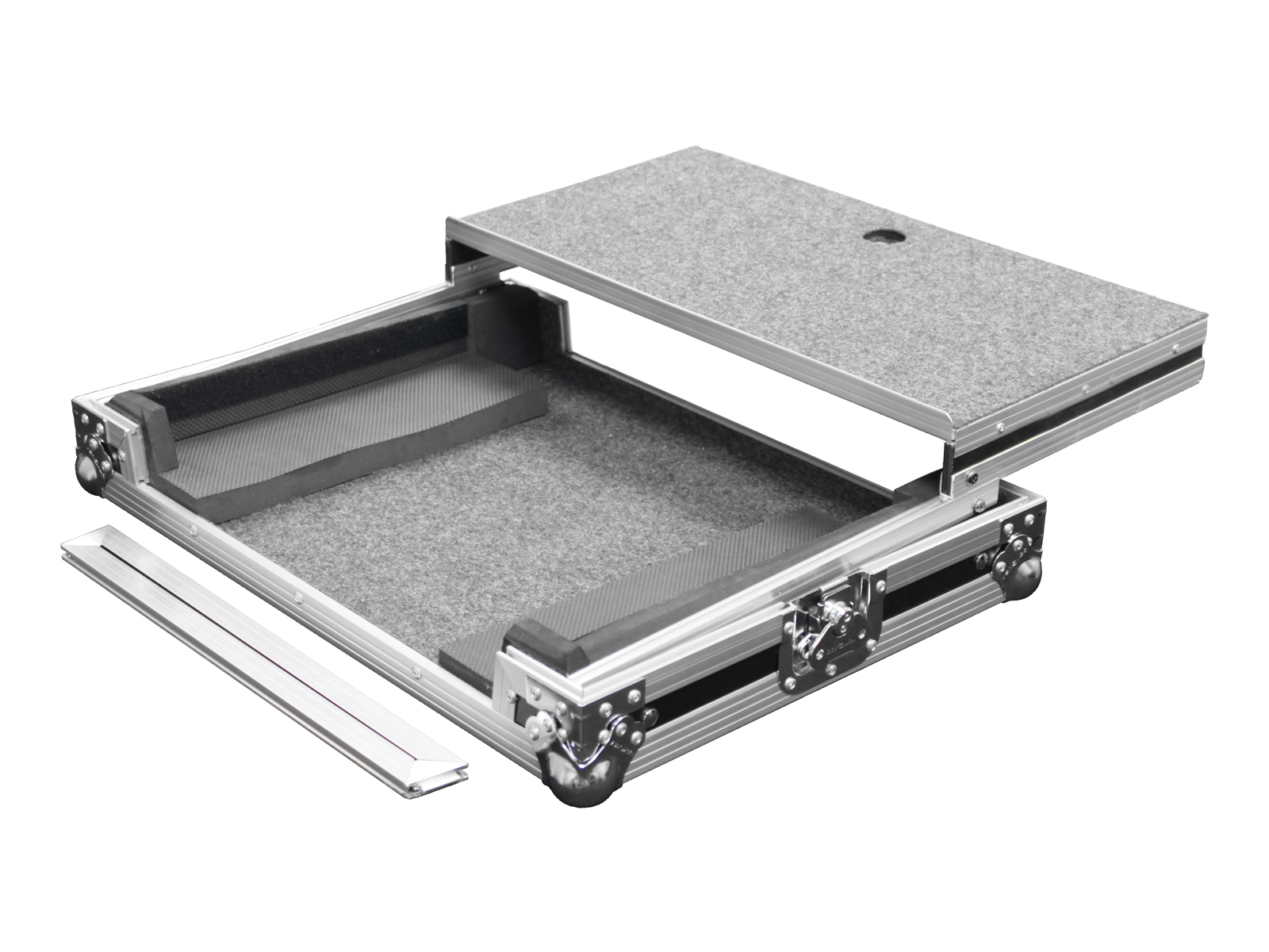 Universal Small / Medium Size DJ Controller Flight Case with Glide Platform